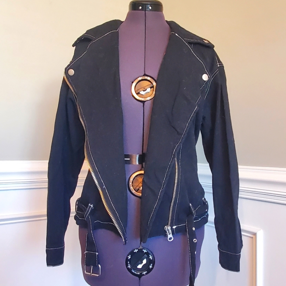 Forever 21 black demin jacket